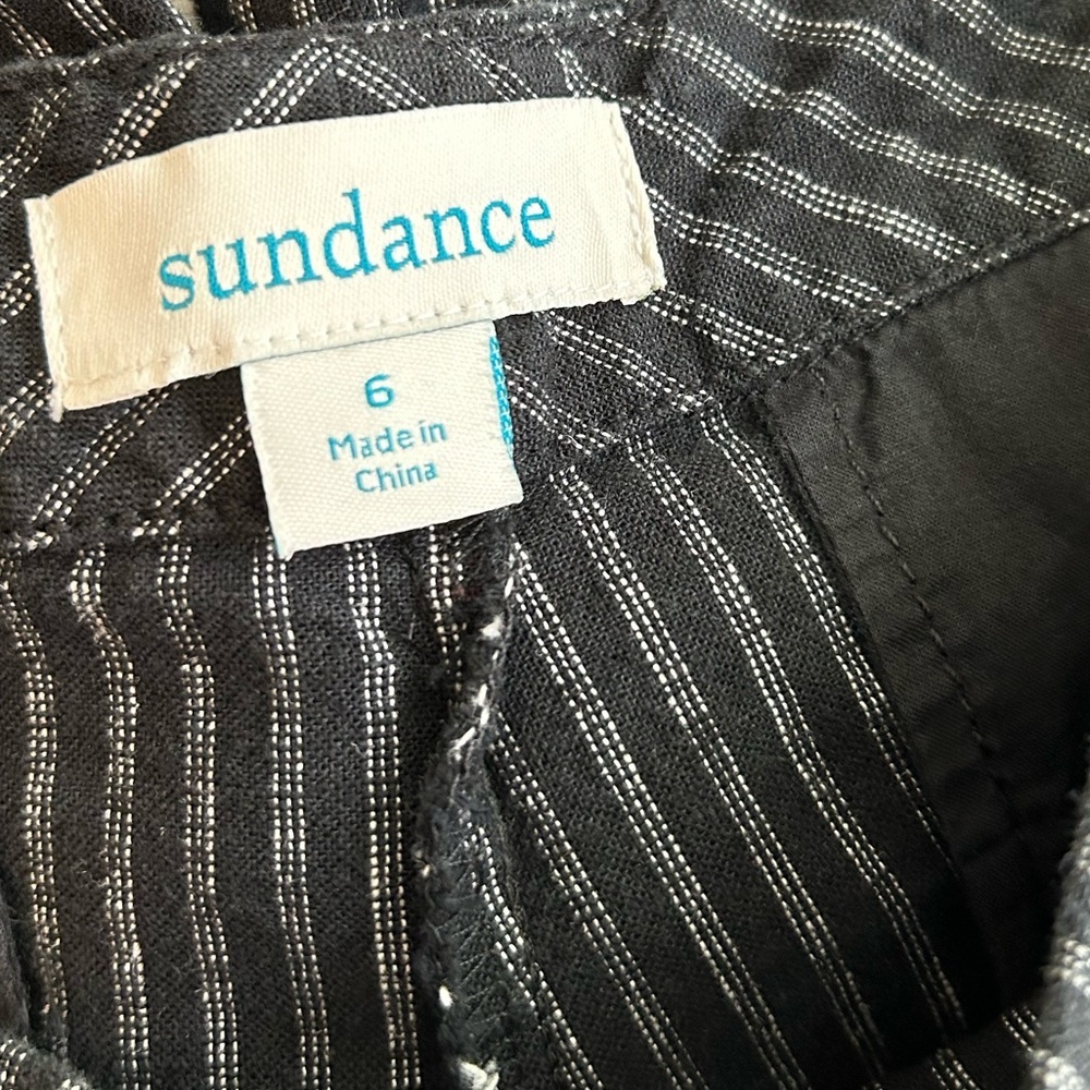 Sundance Flat Front Side Button Linen Blend Casua… - image 5